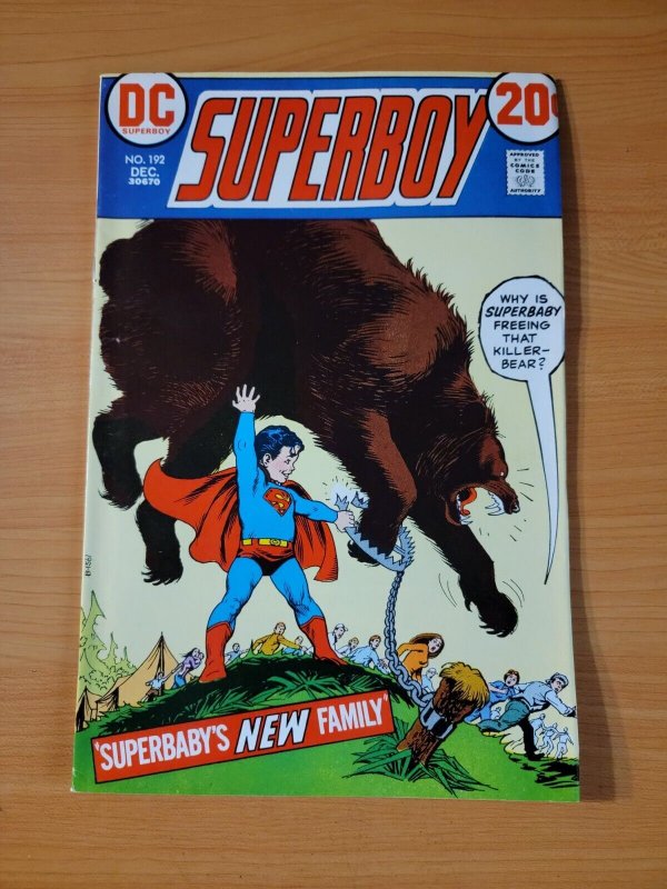 Superboy #192 ~ NEAR MINT NM ~ 1972 DC Comics