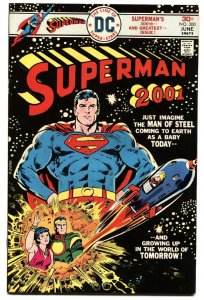SUPERMAN #300 1976-DC COMICS-ROCKET COVER-2001-vf/nm