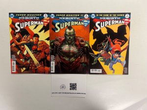 3 Superman DC Comic Books # 11 12 13 Flash Batman Wonder Woman Robin 80 JS41