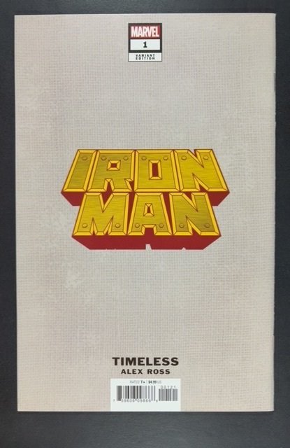 Iron Man #1 Ross Variant Cover (2020) ALEX ROSS VIRGIN VARIANT