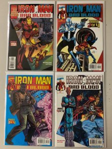 Iron Man Bad Blood set #1-4 4 diff 6.0 (2000)
