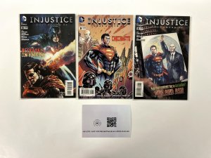 3 Injustice DC Comic Books# 8 9 10  Batman Superman Robin Flash 72 JS14