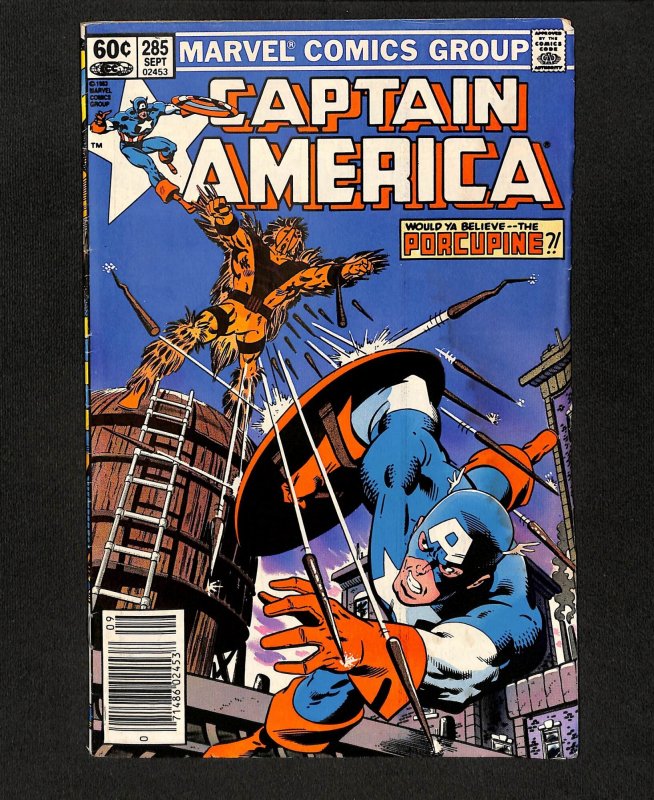 Captain America #285 Newsstand Variant