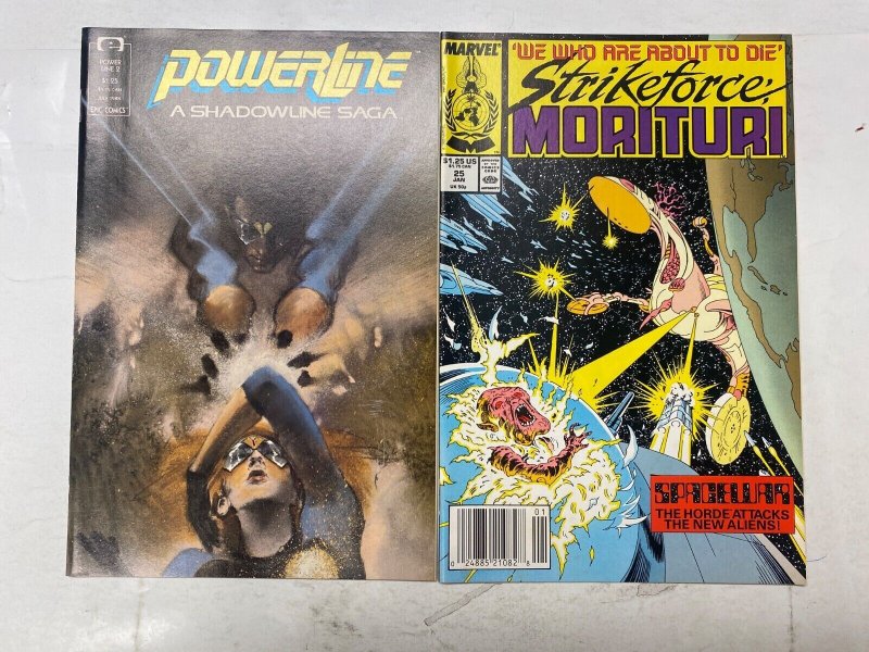 5 EPIC comic books Power Line Strikeforce: Morituri Nomad Power Pack 56 KM38