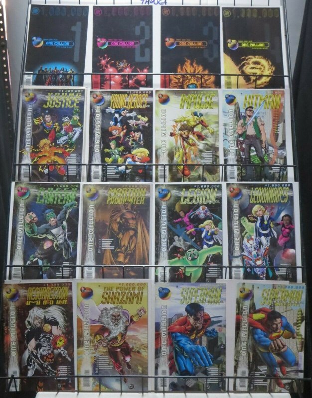 DC ONE MILLION COMPLETE COLLECTION!  39 books- the COMPLETE crossover! VF/+