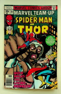 Marvel Team-Up #70 Spider-Man and Thor (Jun 1978, Marvel) - Good+