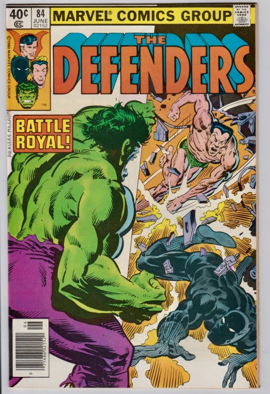 The Defenders #84 Newsstand Edition (1980) 9.0+