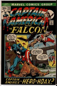Captain America #153 (1972) Captain America and the Falcon [Key Issue]
