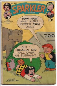 Sparkler Comics No. 117 - Golden Age - 1954 (GD)