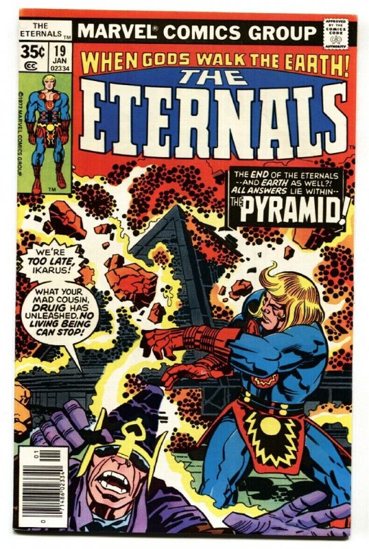 THE ETERNALS #19-1st Zuran-JACK KIRBY-MARVEL 1977-comic book VF/NM