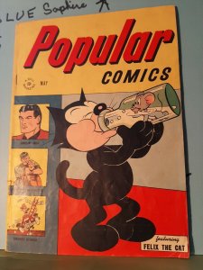 Popular COMICS #123.Golden Age. 1946. COVER DETACHED BOTTOM STAPLE. SEE PICS