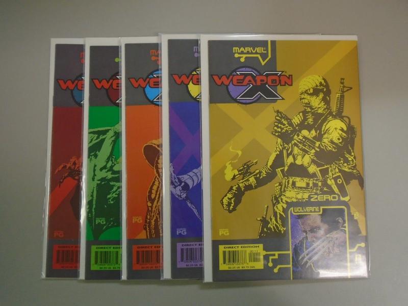 Weapon X Agent Zero (Marvel 2002) Set:#1-5, 8.0/VF (2002)