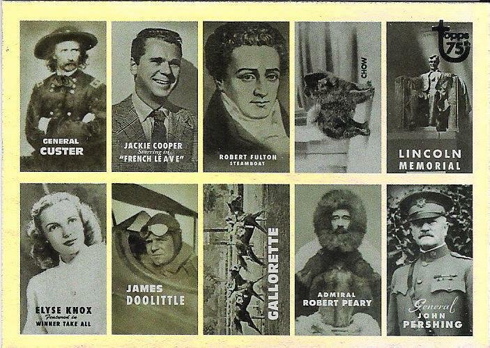 2013 Topps 75th Anniversary Foil #1 Magic Photos > General Custer > Doolittle