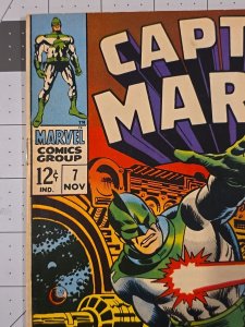 Captain Marvel #7 Quasimodo Cvr App—Ronan The Accuser App (Marvel Nov-1968)