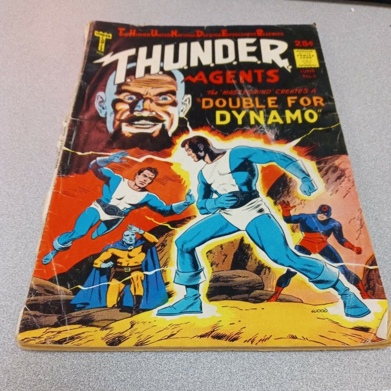 THUNDER AGENTS 5 JUN 1966 REED CRANDALL WALLY WOOD GIL KANE silver age superhero