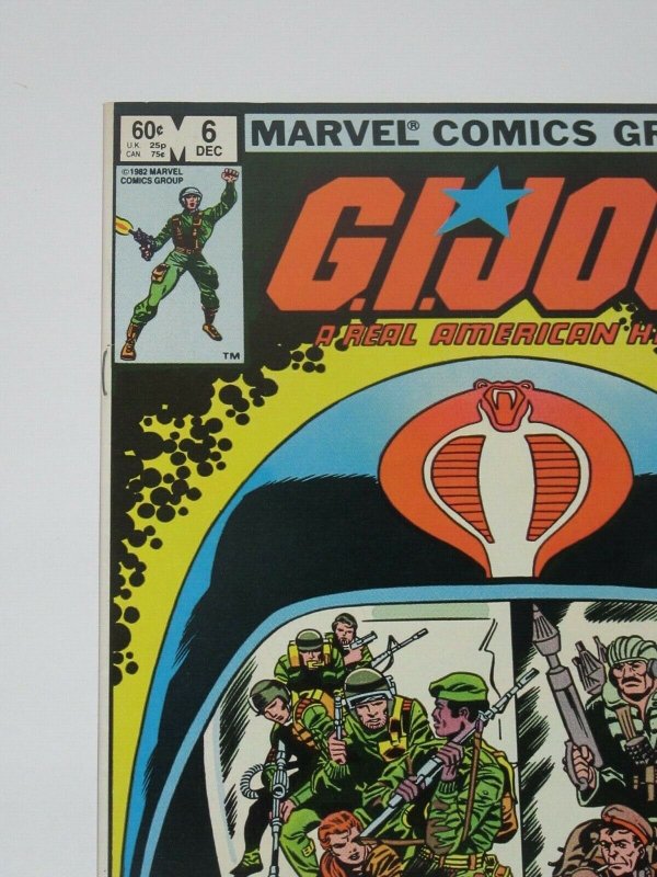 GI Joe #6 1st Appearance of the October Guard 1982 Marvel Comics VF/NM