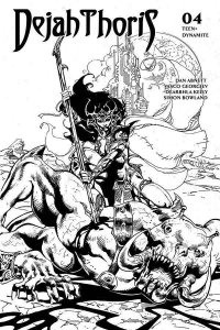 Dejah Thoris #8 Castro 1:7 B&W Variant | Issue Number Misprint (2020) VF/NM