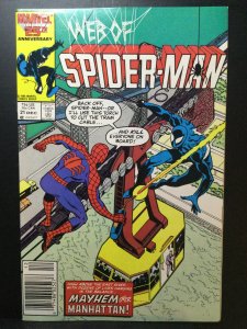 Web of Spider-Man #21 Newsstand Edition (1986)