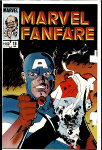 Marvel Fanfare #18 (1985) Captain America
