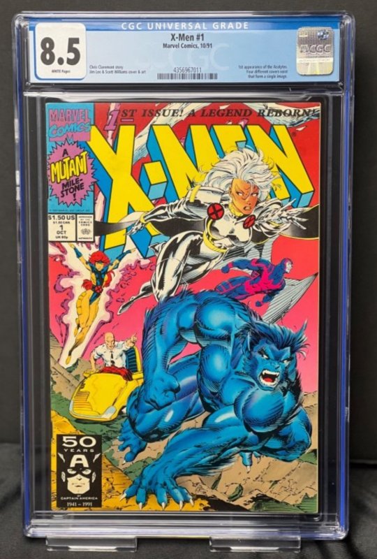 X-Men #1 Full Set All 4 Variants CGC Graded (1991)