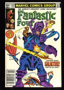 Fantastic Four #243 FN+ 6.5 Newsstand Variant