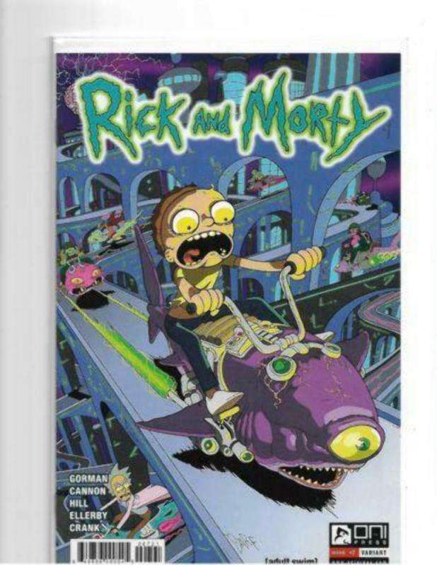 RICK AND MORTY #7 - VARIANT NM/NM+ - ONI PRESS - HTF