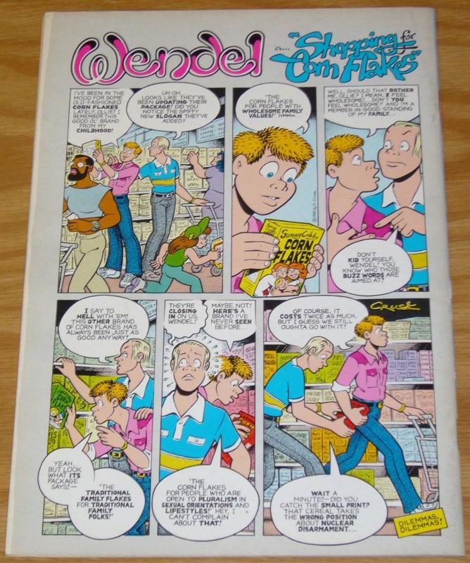 Gay Comix #6 FN- roberta gregory - howard cruse - trina robbins - wendel 1985