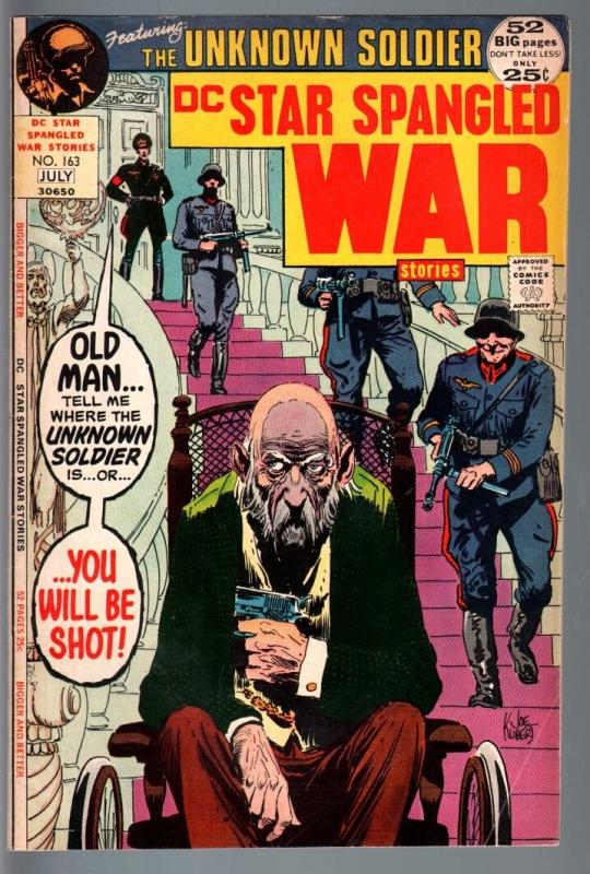 STAR SPANGLED WAR STORIES #163-1972-DC WAR COMIC-BRONZE AGE-VG VG