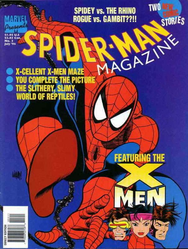 Spider-Man Magazine #3 FN; Marvel | save on shipping - details inside