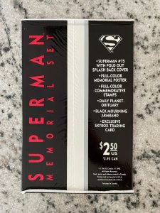 Superman # 75 NM Sealed DC Comic Book Death Of Superman Polybag Batman Atom CM20