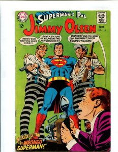 Superman's Pal #114- Jimmy Olsen  The Wrongo Superman! (6.0) 1968
