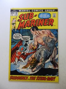 Sub-Mariner #46 (1972) FN condition ink back cover