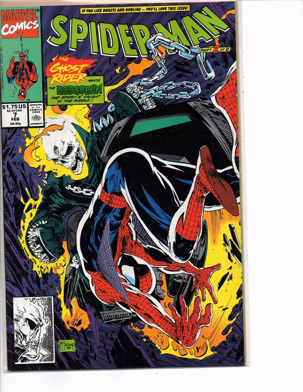 Marvel Comics Spider-Man #7 Todd McFarlane Story & Art Ghost Rider Hobgoblin