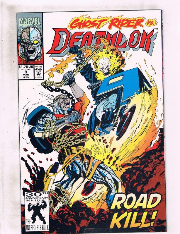 Lot of 7 Deathlok Marvel Comic Book #6 7 8 9 10 11 12 KS2