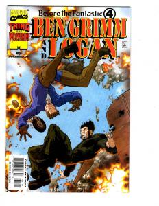 3 Before the Fantastic Four: Ben Grimm and Logan Marvel Comic Books # 1 2 3 MS7