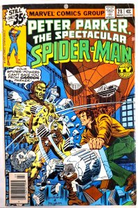 PETER PARKER SPECTACULAR SPIDERMAN 28 VG+ (MARCH 1979) Mantlo, Miller Daredevil