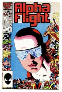 ALPHA FLIGHT #40-MARVEL COMICS-MUTANTS! VF-