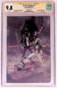 House of Slaughter #1 (2021) CGC SS 9.8 Barends Variant Cover, signed Barends!