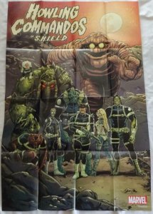 HOWLING COMMANDO'S OF S.H.I.E.L.D Promo Poster, 24 x 36, 2015, MARVEL Unused 210