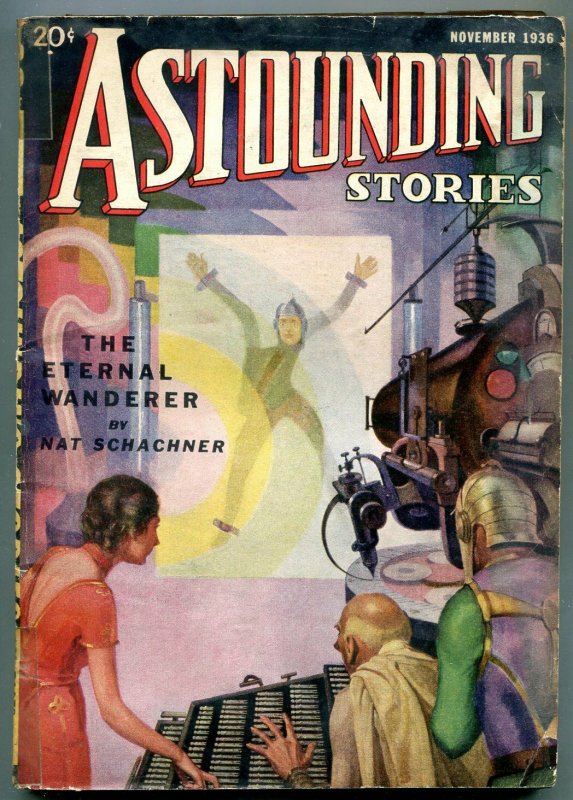 Astounding Stories Pulp November 1936-Eternal Wanderer- reading copy