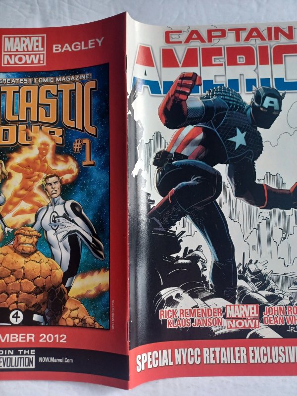 Captain America #1 - NYCC New York Comic Con Variant - 2012 - NM