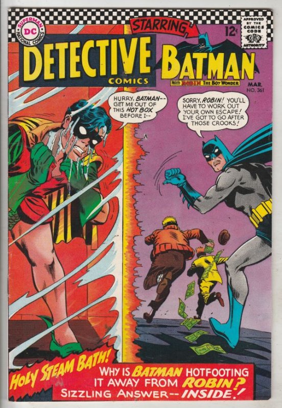 Detective Comics #361 (Mar-67) NM- High-Grade Batman, Robin