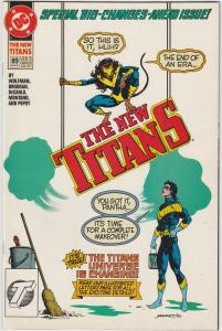 5 The New Titans DC Comic Books # 87 88 89 90 91 Nightwing Cyborg Starfire TW45