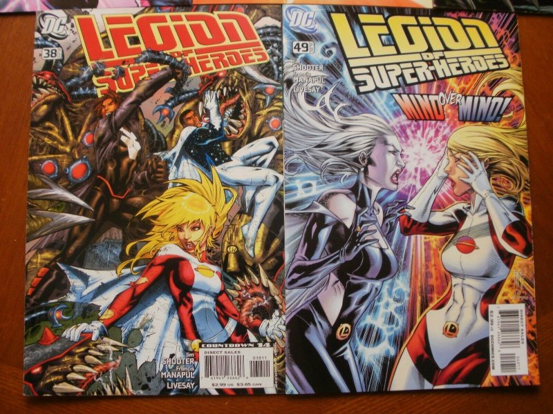 5 Near-Mint DC Comic: LEGION OF SUPER-HEROES #12 #13 (2011) #15 (New 52) #38 #49