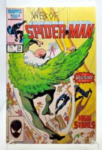 Web of Spider-Man #24 (1987) 2nd Cameo Eddie Brock, VF/NM