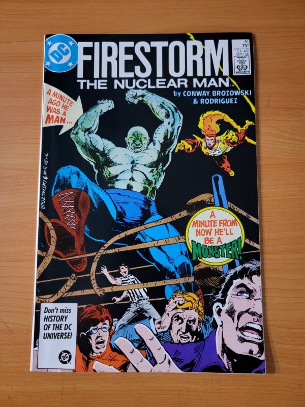 Fury of Firestorm #51 Direct Market Edition ~ NEAR MINT NM ~ 1986 DC Comics