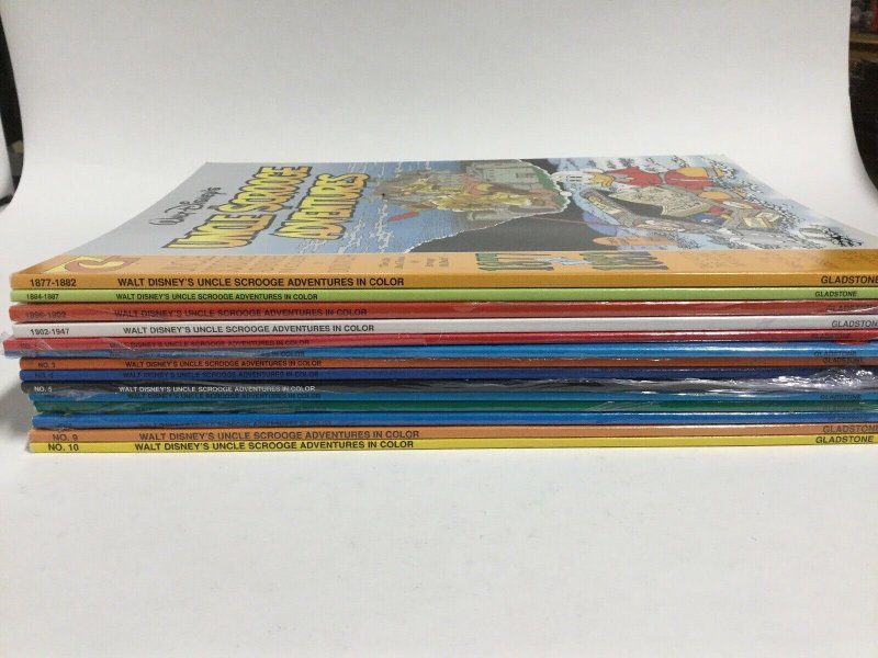 Walt Disney’s Uncle Scrooge Adventures In Color 1-10 Plus More Gladstone