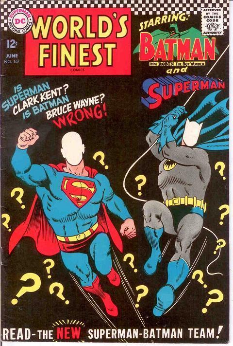 WORLDS FINEST 167 F-VF   June 1967 COMICS BOOK