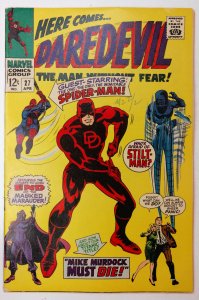 Daredevil #27 (6.0, 1967) Crossover appearance by Spider-Man