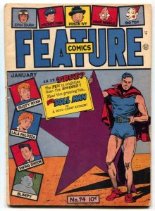 Feature #74  1944 - Quality  -VG - Comic Book